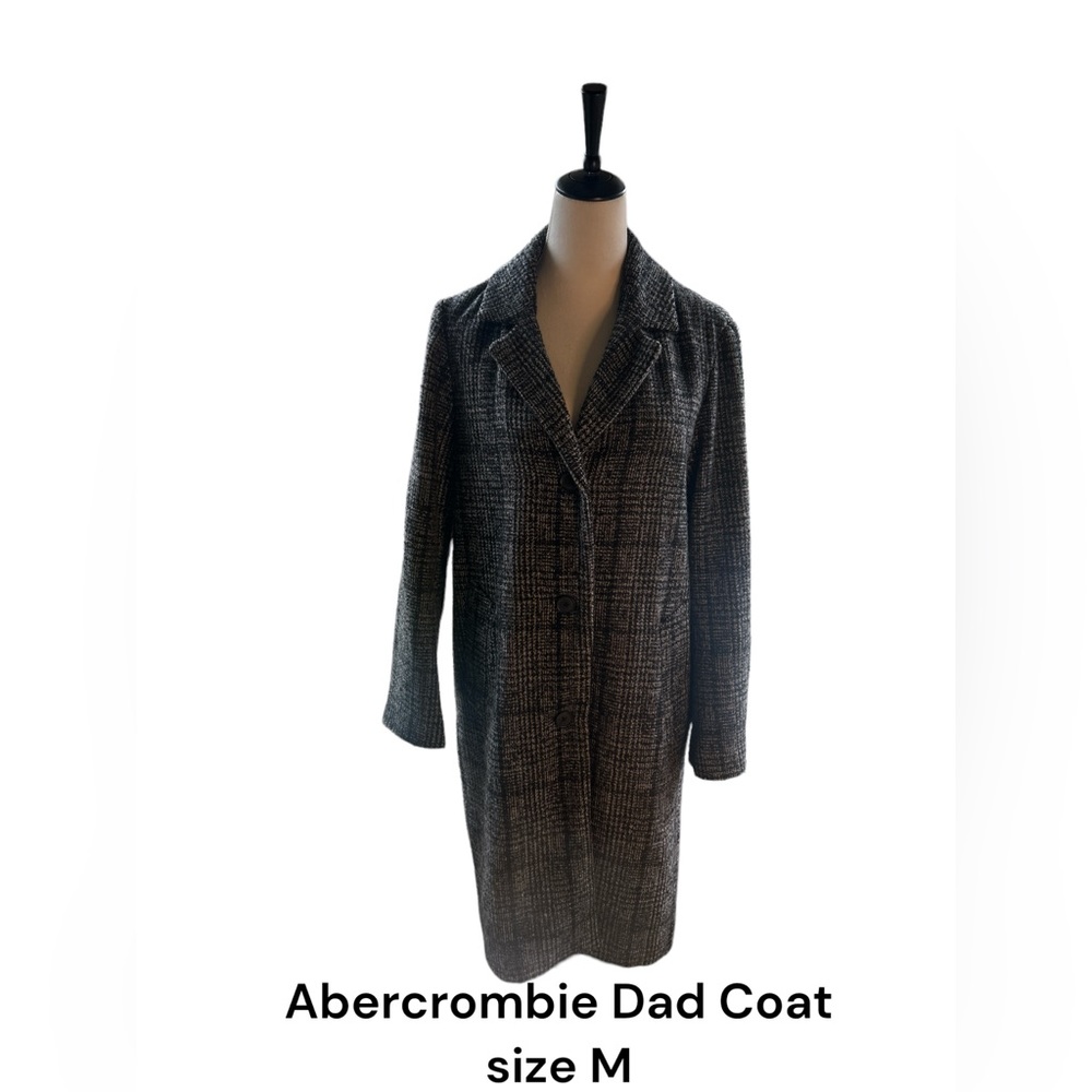 Abercrombie & Fitch Wool blend Dad coat size M
